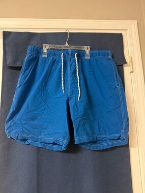 Source Unknown Royal Blue Men's Swim Trunks with Drawstring